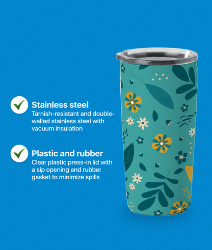 Delta North Tea Tumbler – Insulated & Spill-Proof Travel Mug