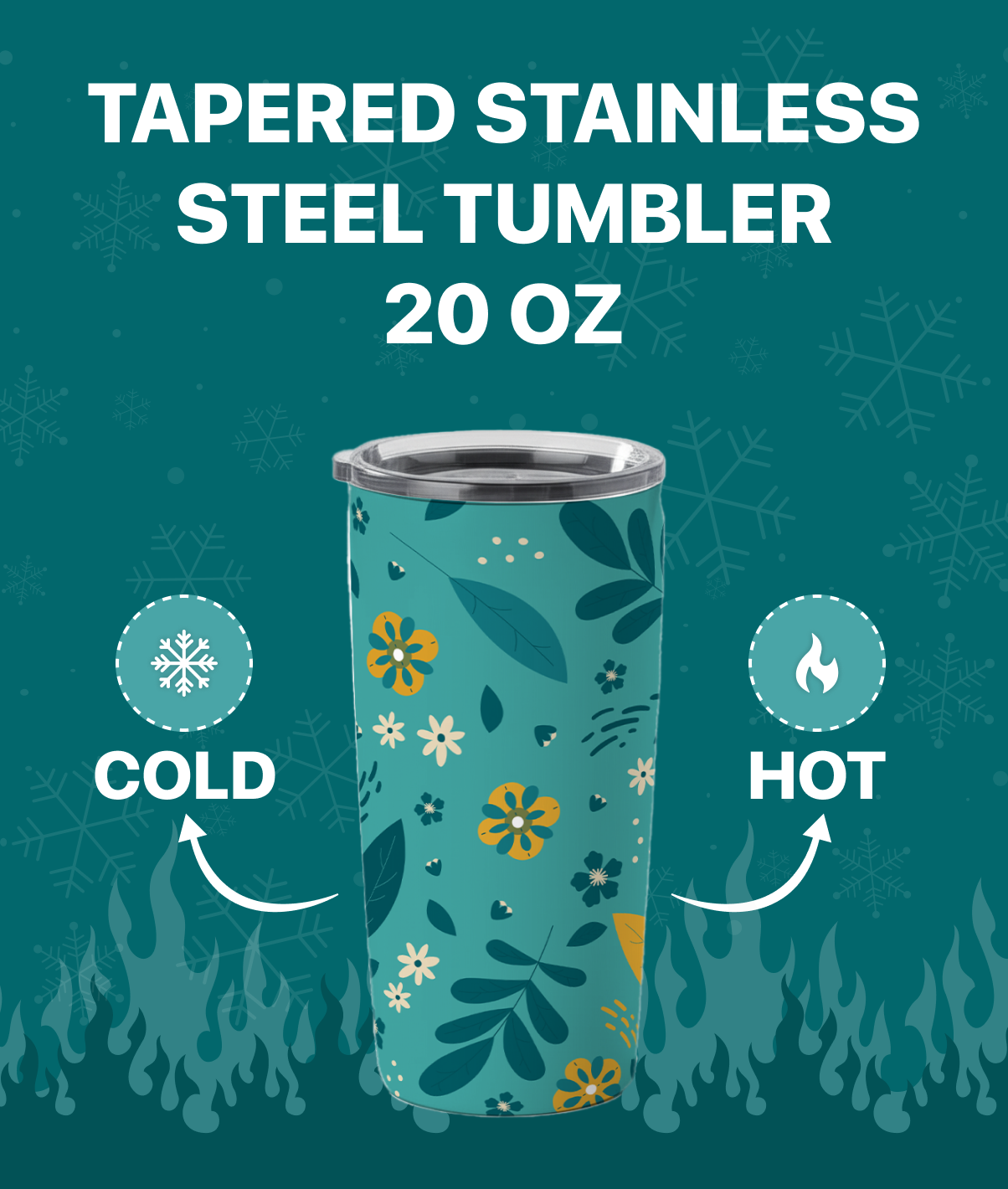 Delta North Tea Tumbler – Insulated & Spill-Proof Travel Mug